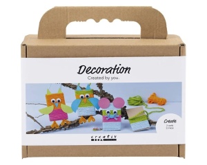 Kit creatie mini craft soricei si bufnite 977880 DIY copii