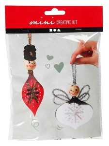 Kit creatie ornamente pentru brad, cod 977350