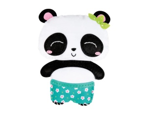 Kit de cusut pentru copii Little Couz’in Gustave the Panda set creativ breloc panda Mandarine KC110C
