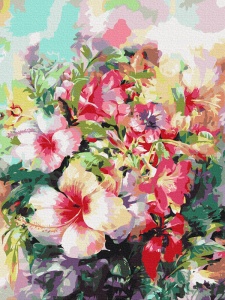 Kit pictura pe numere Fancy Flowers 52516