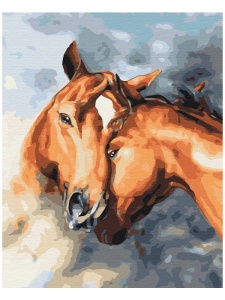 Kit pictura pe numere Horse Tenderness 28717