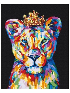 Kit pictura pe numere Raiduzhny Prince Lion 53908