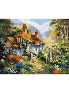 Kit pictura pe numere Summer fairytale house Profiart 51879