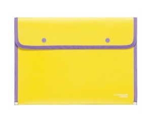 Mapa de plastic A4 cu 2 butoane, culori pastel Arda 0273KCP