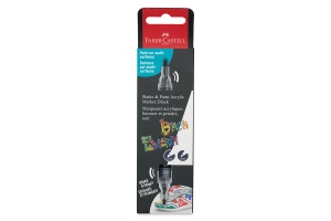 Marker Acrilic Negru Shake & Paint Faber-Castell FC285598