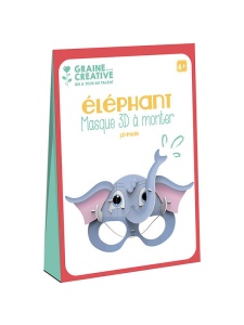 Masca 3D Elefant Graine Creative, cod 231950