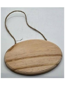 Ornament din lemn cu sfoara ACH CN9173