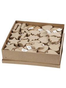 Ornament din mucava Iarna 7-8cm Creativ Company 26702