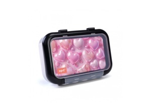 Penar Cu Fermoar Zipit 2 Compartimente Recycled Pink Balloons ZP-361560