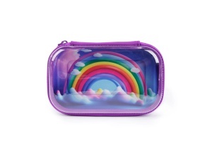 Penar Cu Fermoar Zipit Clear Top Storage Box Rainbow ZP-377933