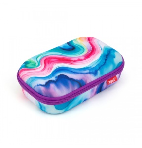 Penar cu Fermoar Zipit Colorz Storage Box cu Buzunar Rainbow Water Colors ZP-362208