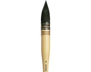 Pensula acuarela tip wash DaVinci seria 418 nr 10 par natural de veverita (blue squirrel) pentru spalari si suprafete mari