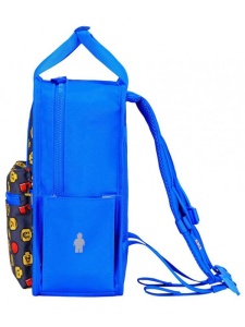 Rucsac casual Tribini Fun Small – Heads and cup - albastru Lego LG-20127-1933