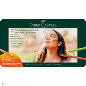 Set 102 Creioane Polychromos Faber-Castell FC210061SD