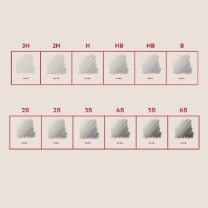 Set 12 Creioane Grafit Cutie Metal Conte 750404 - Img 11
