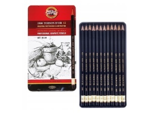 Set 12 Creioane Grafit Profesionale Koh-I-Noor - Img 3