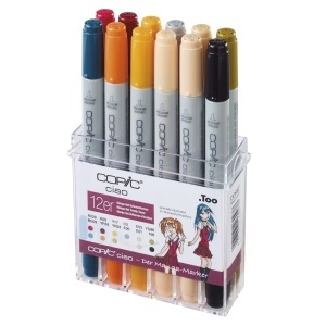 Set 12 Markere Manga Trendy Teens Copic Ciao 22075712 - Img 2