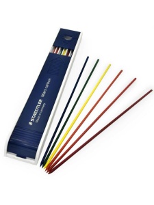 Set 12 mine 2mm creion mecanic Lumochrom 204-S Staedtler