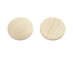 Set 15 rondele din lemn, 25 mm, 56651, Creativ Company