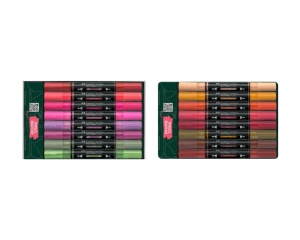 Set 16 markere acrilice Multimark cutie metalica Home Faber-Castell FC186017