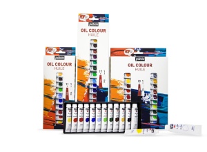 Set 17x10ml Culori Ulei Pop Art + 15ml White 669610 Pebeo