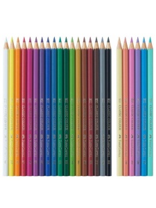 Set 18+6 creioane colorate Unicorn Faber-Castell FC111221