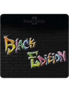 Set 24 creioane colorate Black Edition Faber Castell 116425