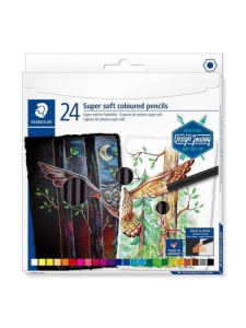 Set 24 creioane super soft Design Journey Staedtler 149CC24