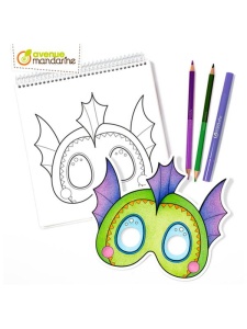 Set 24 Masti de colorat Graffy Pop Animale Fantastice Avenue Mandarine GY138C