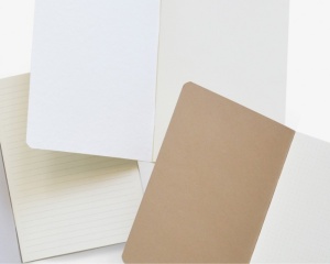 Set 3 notebook-uri, hartie crem dictando, punctata si velina, 100 gm², Open Notes, Drasca