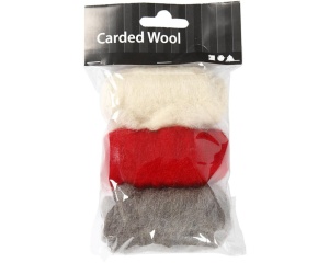Set 3 nuante de lana, 3 x 10 g, 45337, Creativ Company