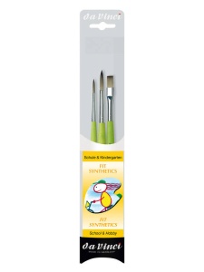 Set 3 pensule sintetice School & Hobby Da Vinci 4209