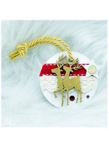Set 30 Ornamente din lemn - Craciun Dp-Craft DPDN-124
