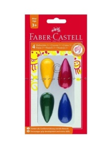Set 4 creioane cerate forma de para Faber Castell 120405