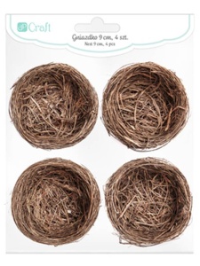 Set 4 Cuib Paie 9cm Dp-Craft dpwl-13