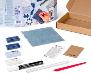 Set 4x25g fimo + accesorii model denim 8025 HTC2 Staedtler