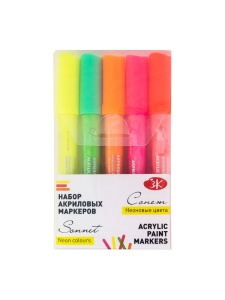 Set 5 markere acrilice neon Sonnet 163411800