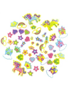 Set 50 figurine autoadezive spuma unicorni kspi-401 Dp Craft