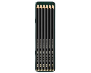 Set 6 Creioane Grafit Pitt Graphite Matt Faber Castell 115207