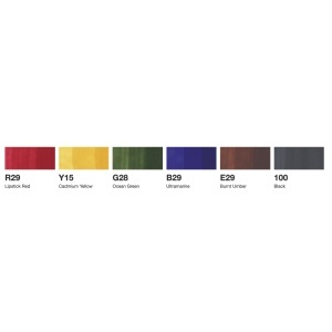 Set 6 Markere Copic Sketch Bold Primaries 21075662 - Img 3