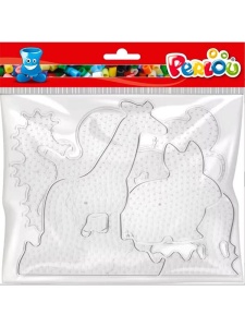Set 6 placi pentru margele termoadezive, modele animale