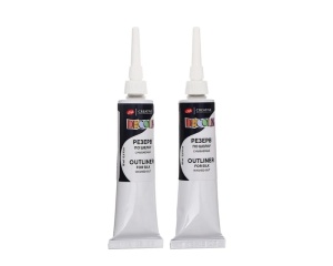 Set 6 x 50ml culori acrilice textile + 2 outlinere Decola Silk Batik 4441448