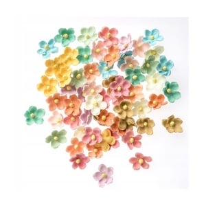 Set 60 Flori De Hartie 2cm Rainbow CEKP-001 Dp Craft