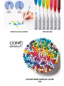Set 72 markere Copic Sketch Set A 21075160