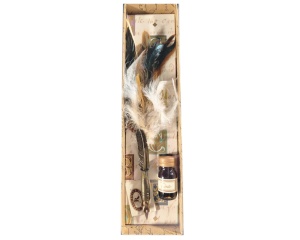 Set caligrafie premium Rubinato cu toc, pana decorativa si tus EC/01