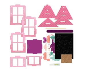 Set creativ pentru copii realizare felinar unicorn Mandarine KC158C