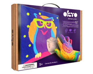 Set pictura 3D cu argila usoara 29x29 cm OWL Okto 20003
