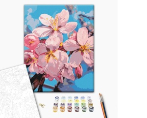 Set pictura pe numere plum blossom anastasiia osmolovska BS54283