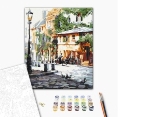 Set pictura pe numere, Summer Cafe, BS8875