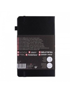 Sketch/note book 13x21cm 80 file hartie neagra Sakura 94141003